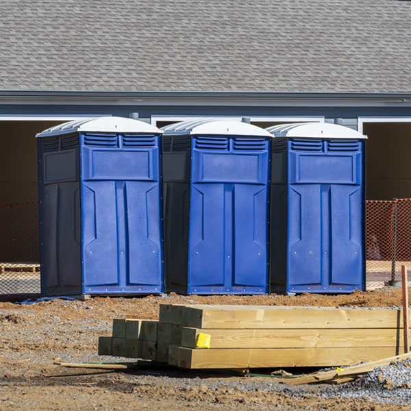 is there a specific order in which to place multiple portable restrooms in Wonewoc Wisconsin